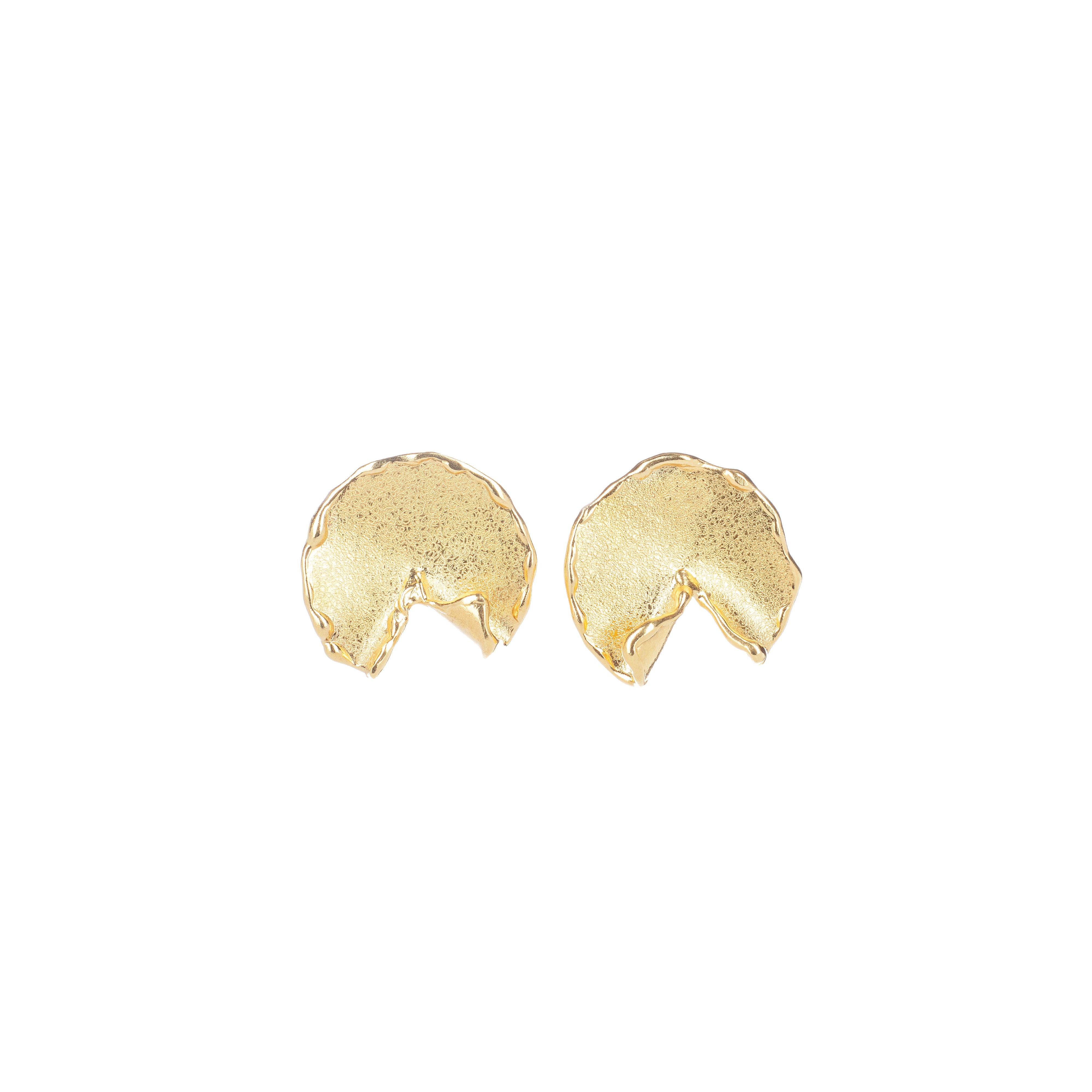 FLOW Gold statement earrings