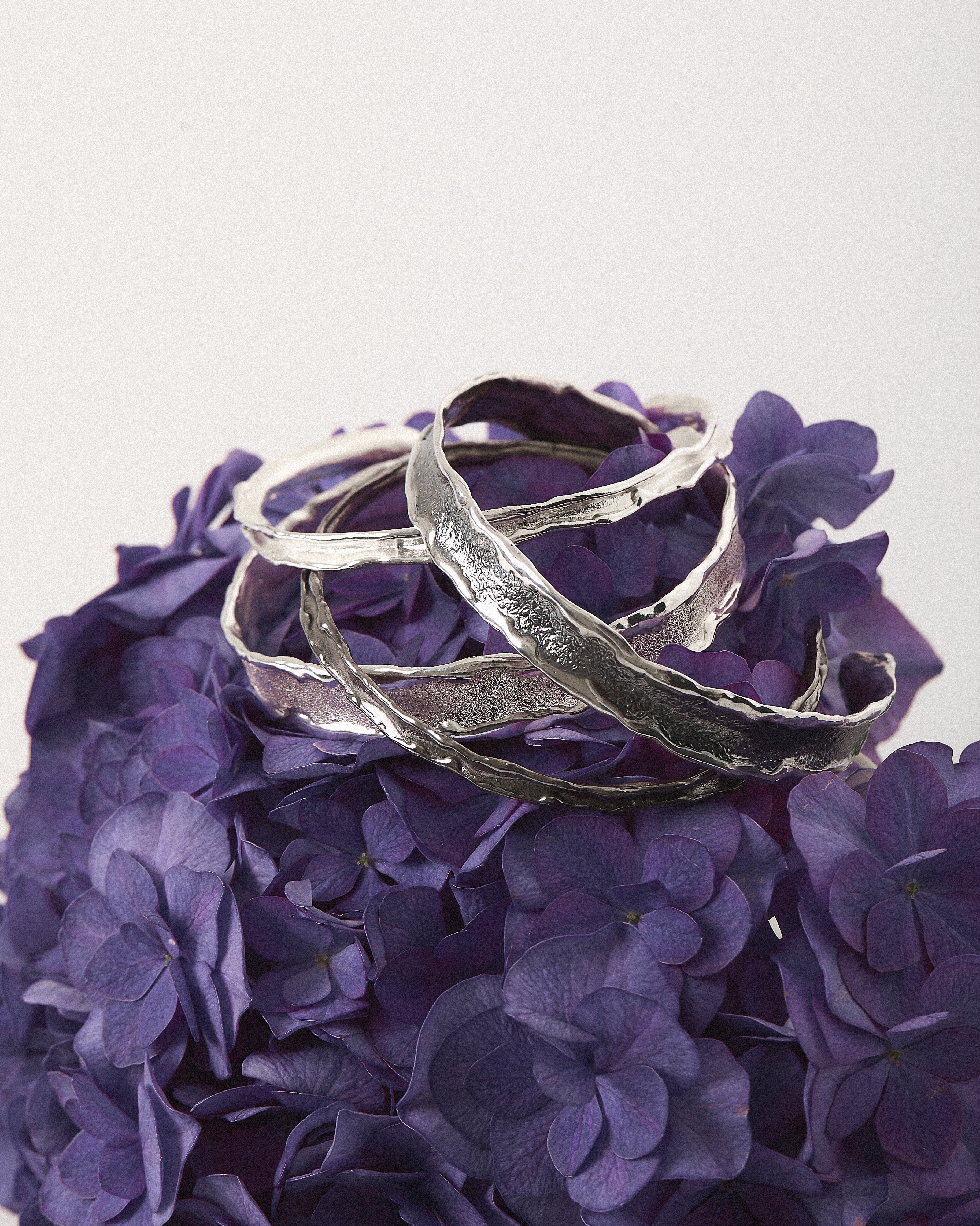 MAJI Statement Bracelet Antique Silver