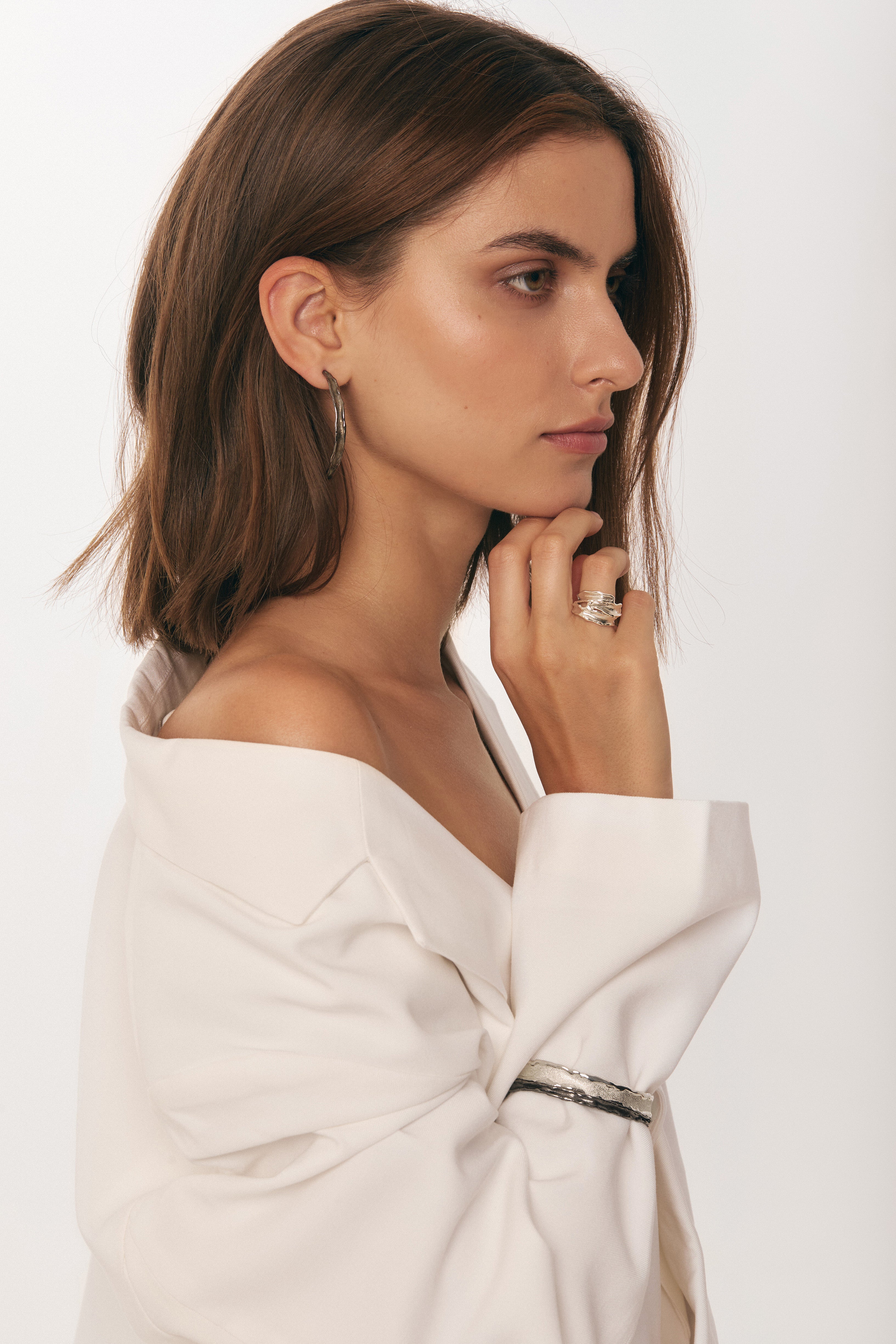 Statement bracelet MAJI Silver