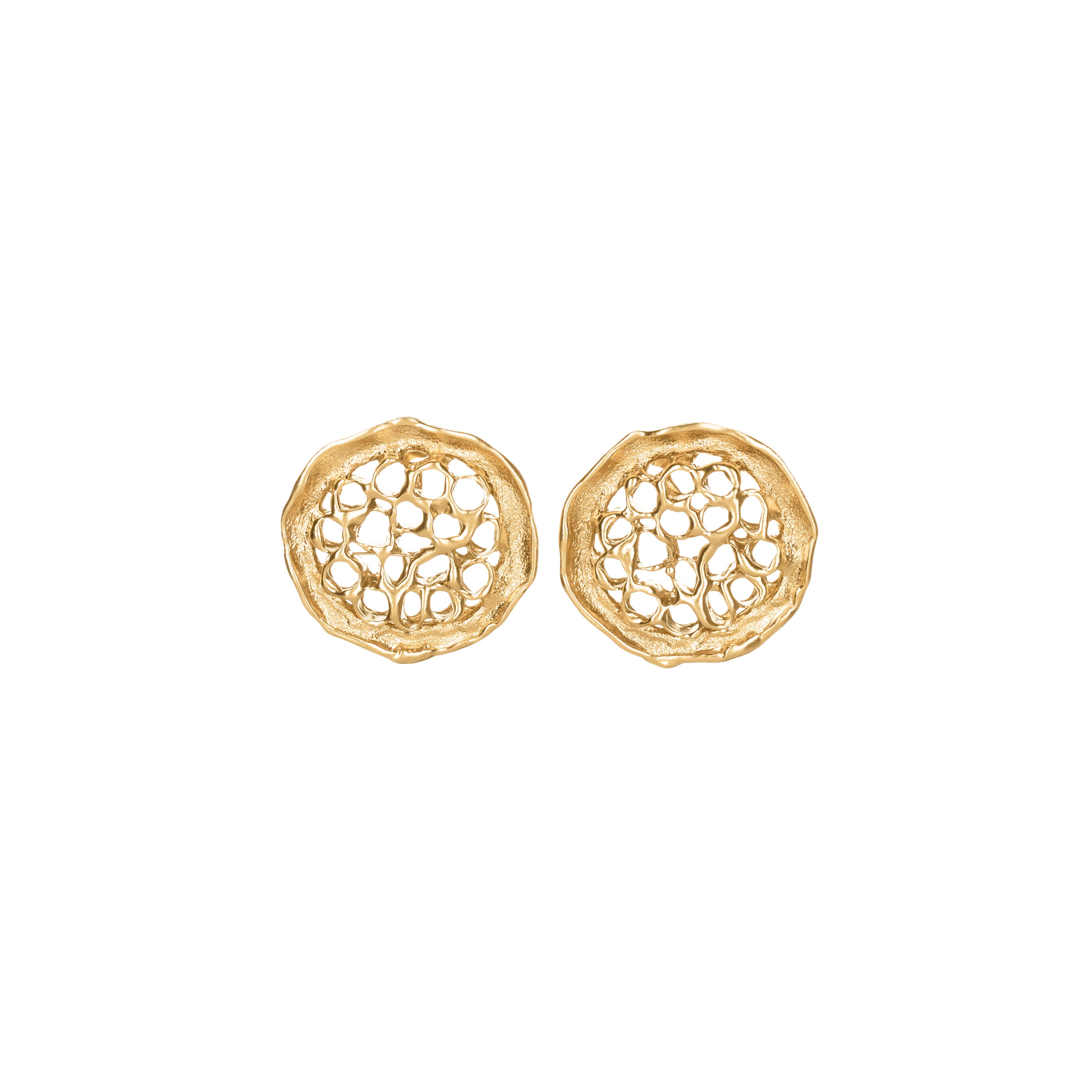 Statement earrings UZURI Gold