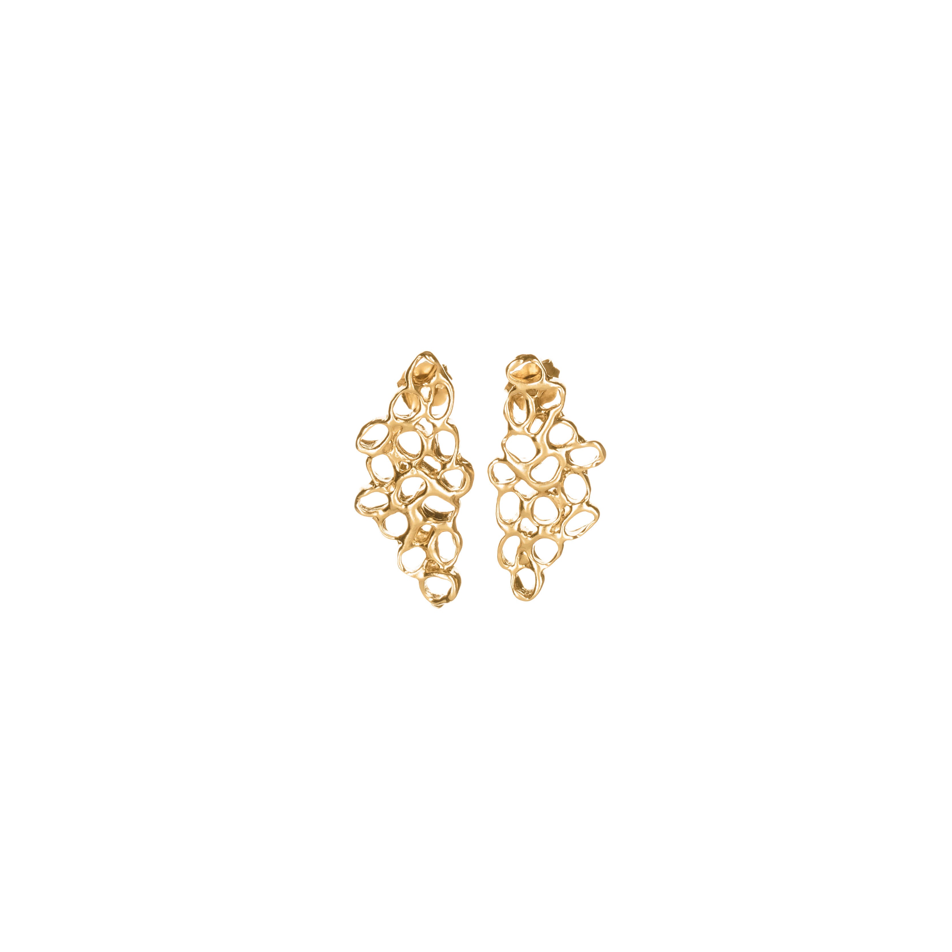Statement earrings UZURI Gold