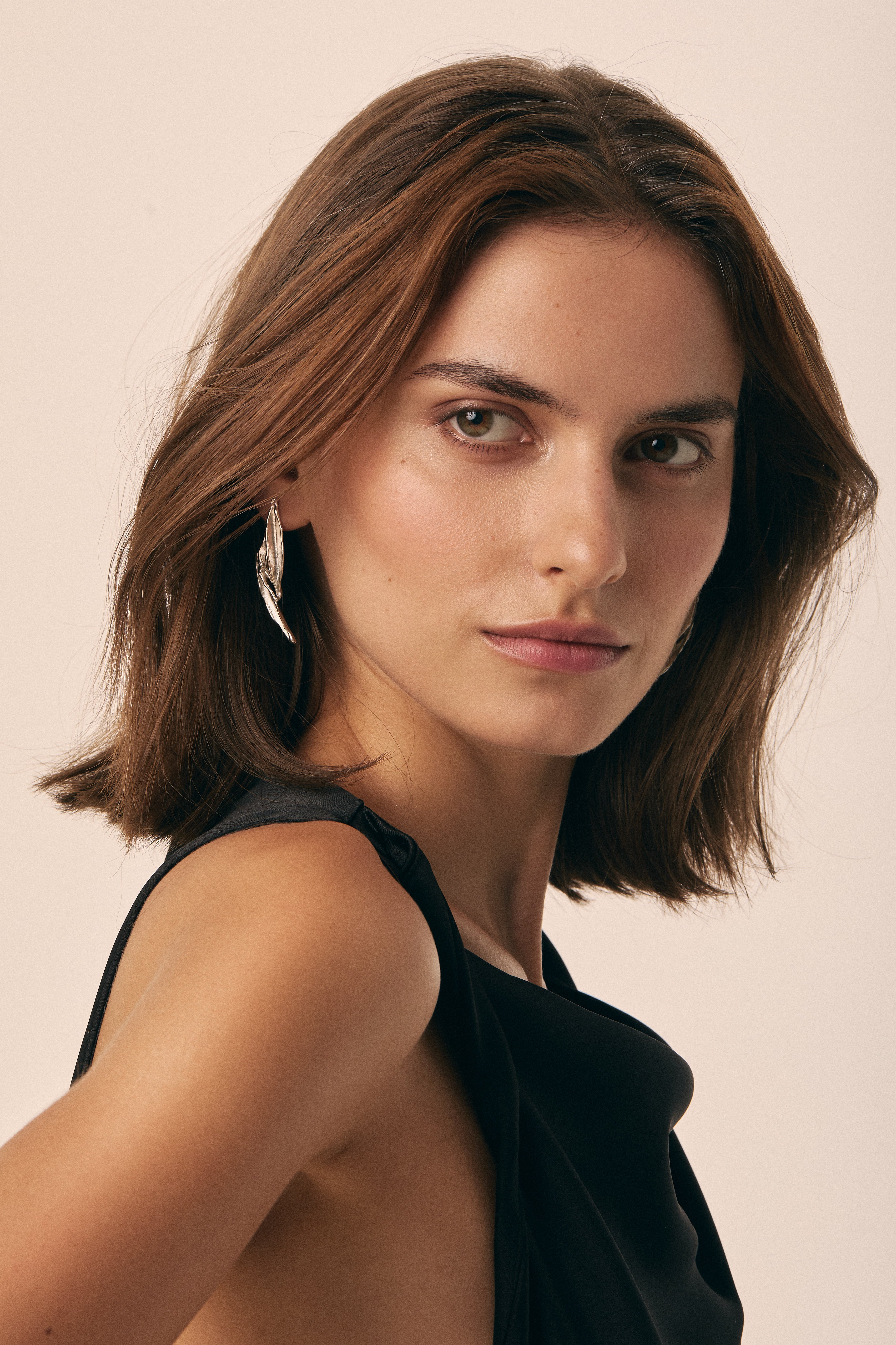 Statement earrings UZURI I Silver