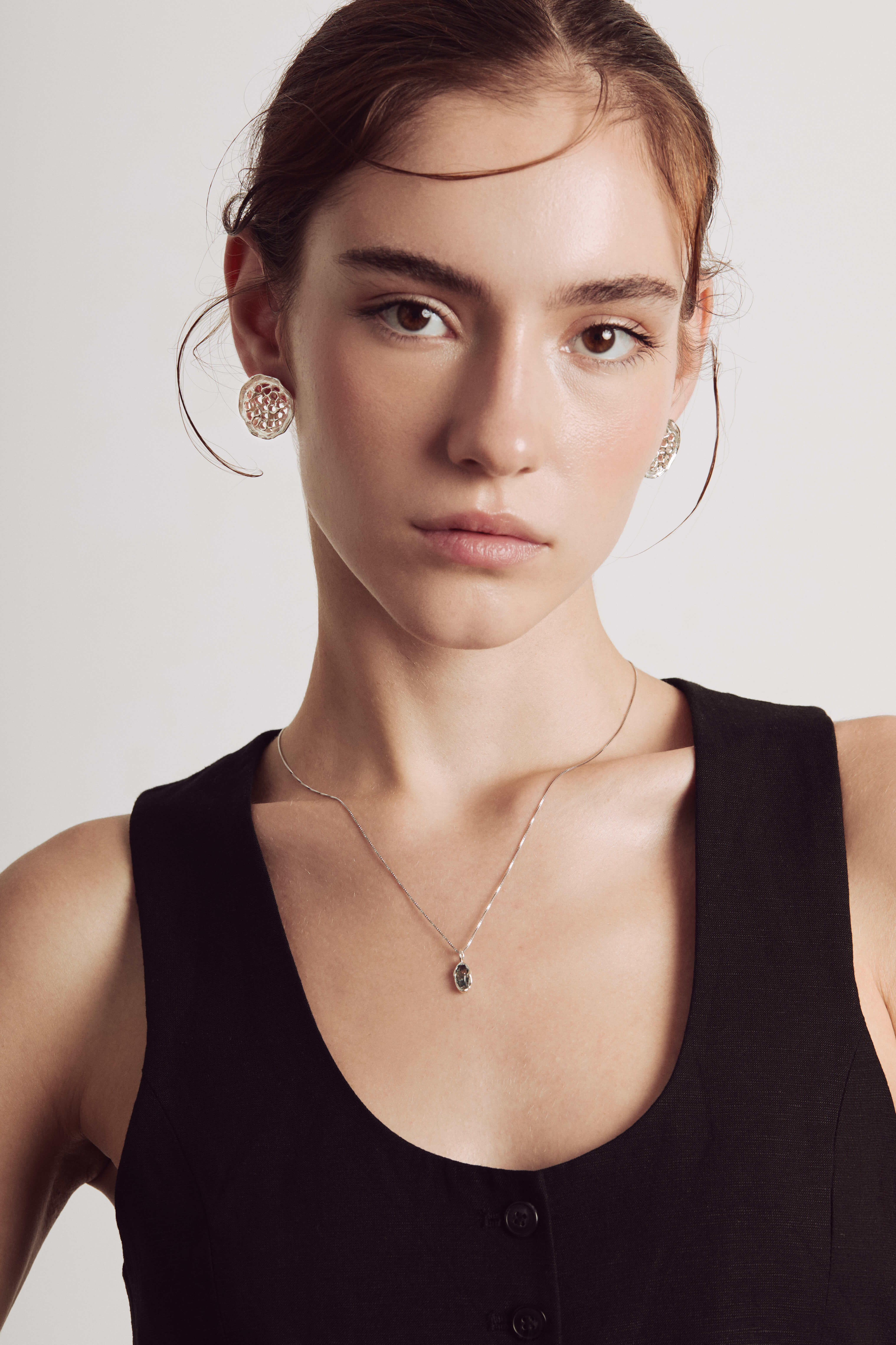 Colier Blue Sapphire Silver