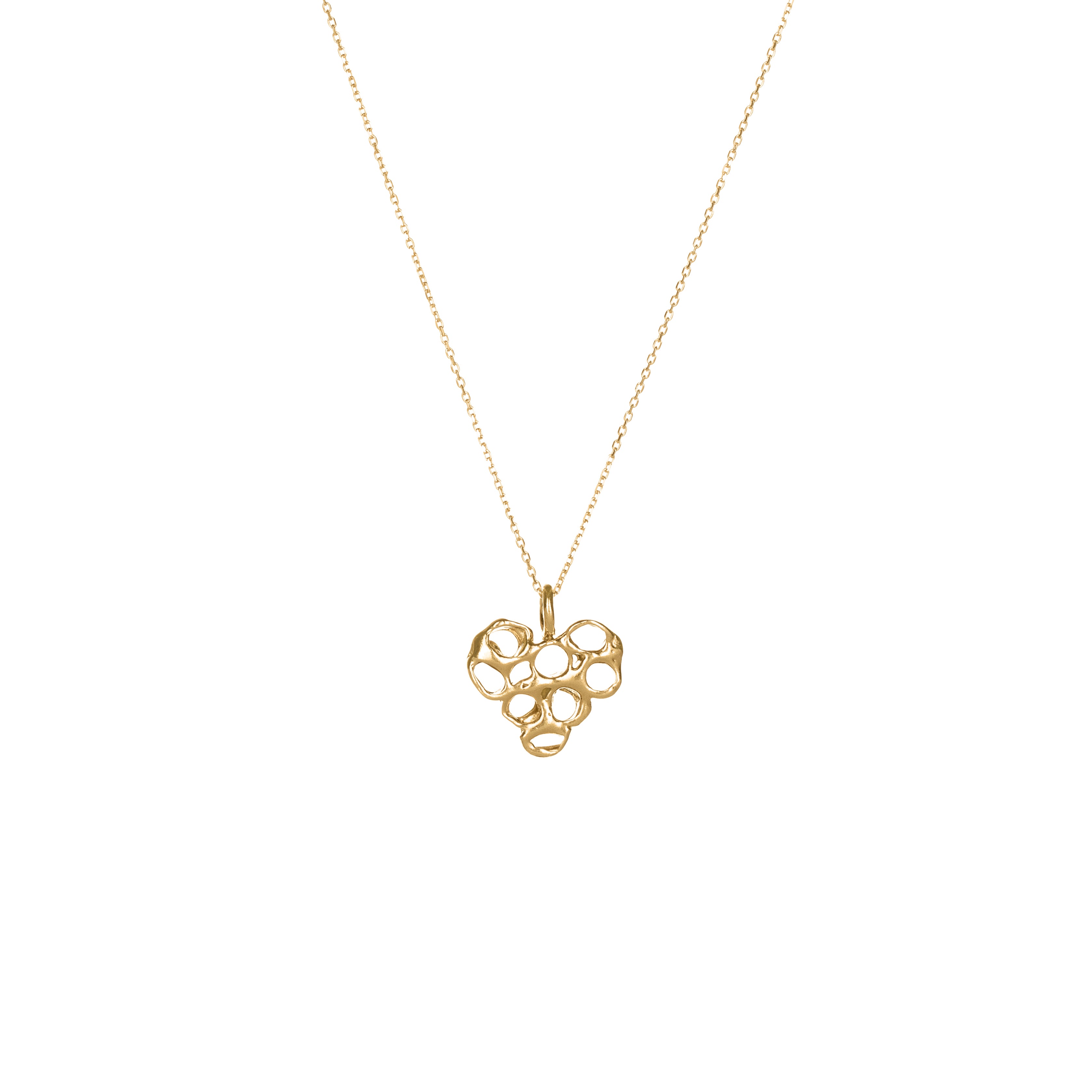 Heartlace Necklace - 14k gold