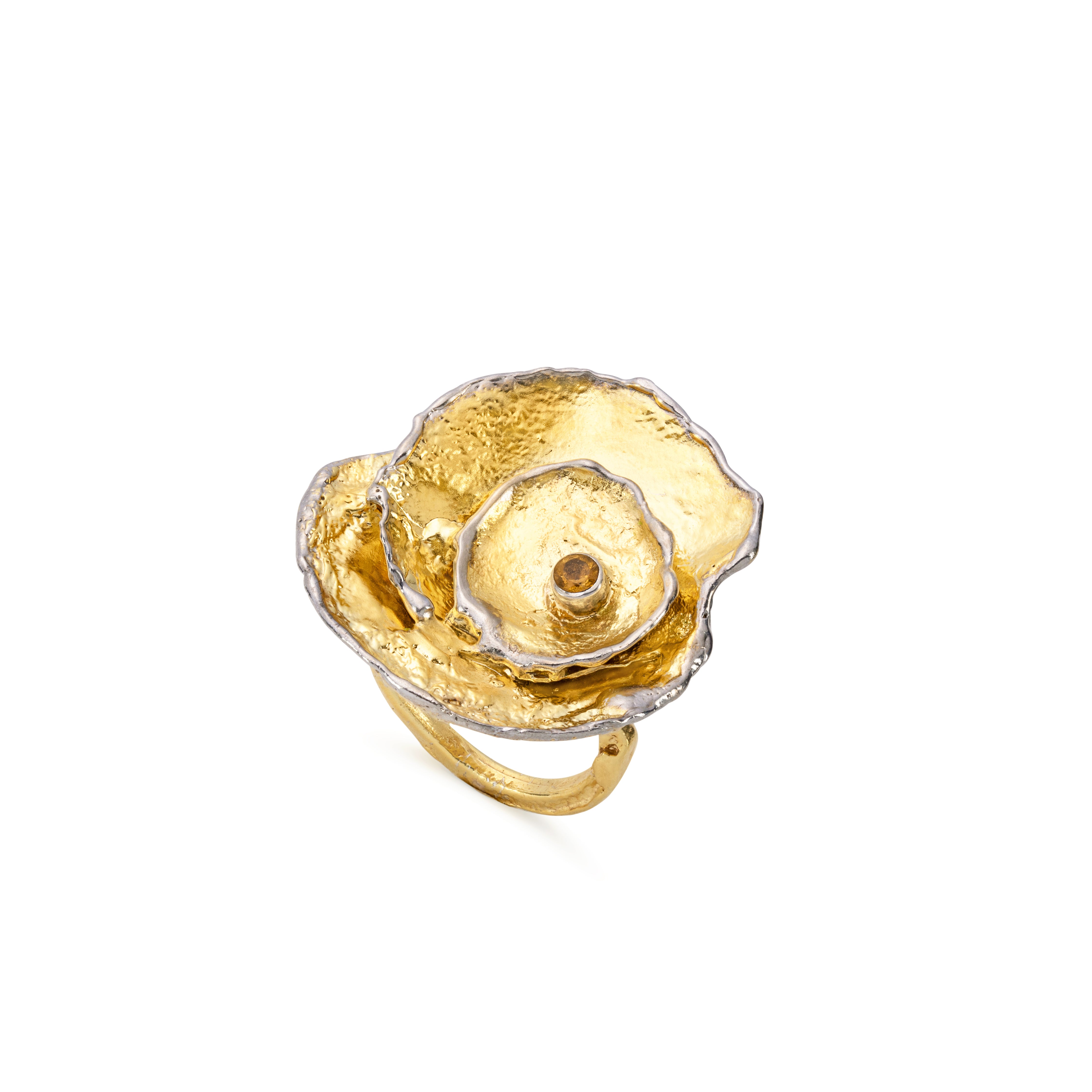 RESILIENCE ring with natural citrine