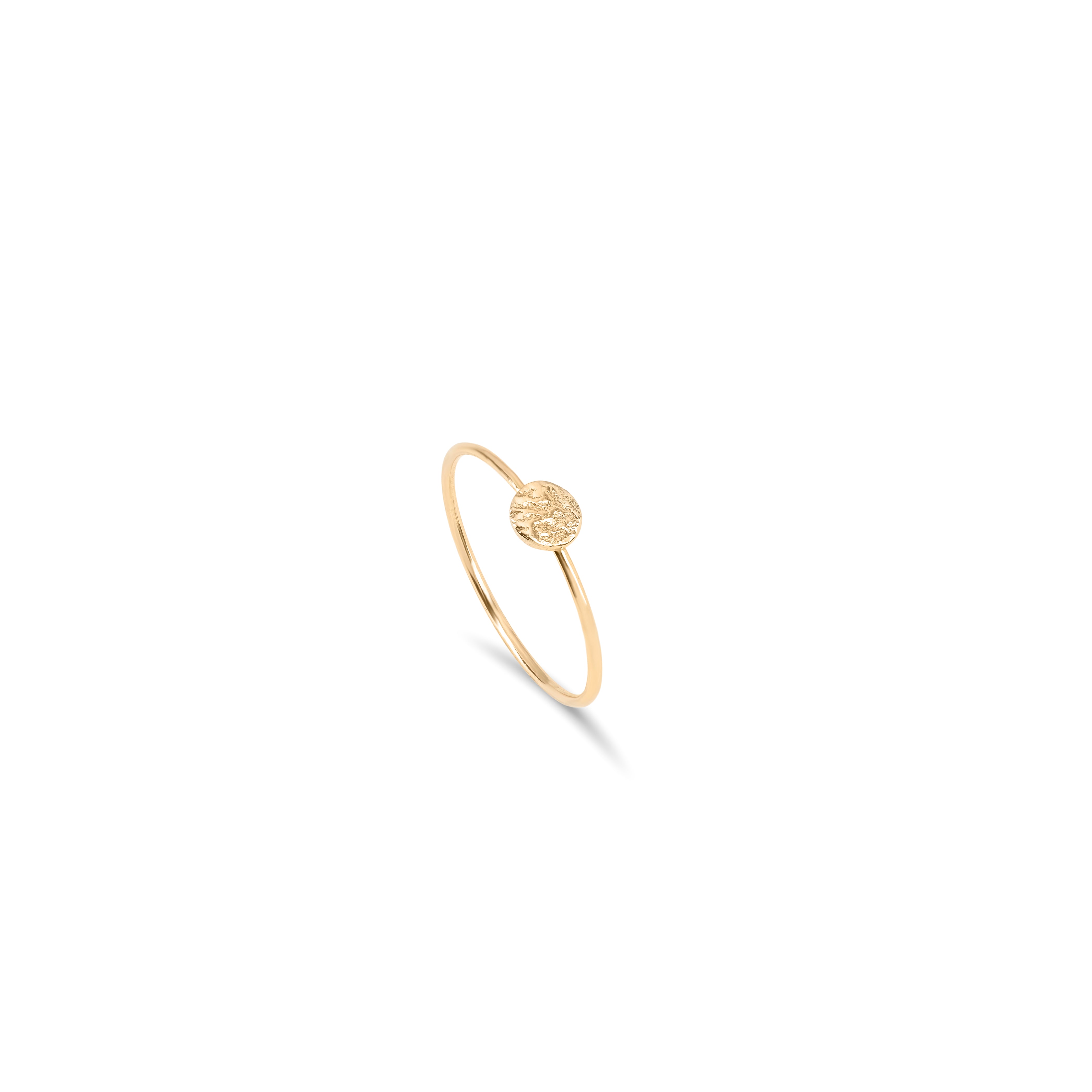 MINIMAL 14k gold ring