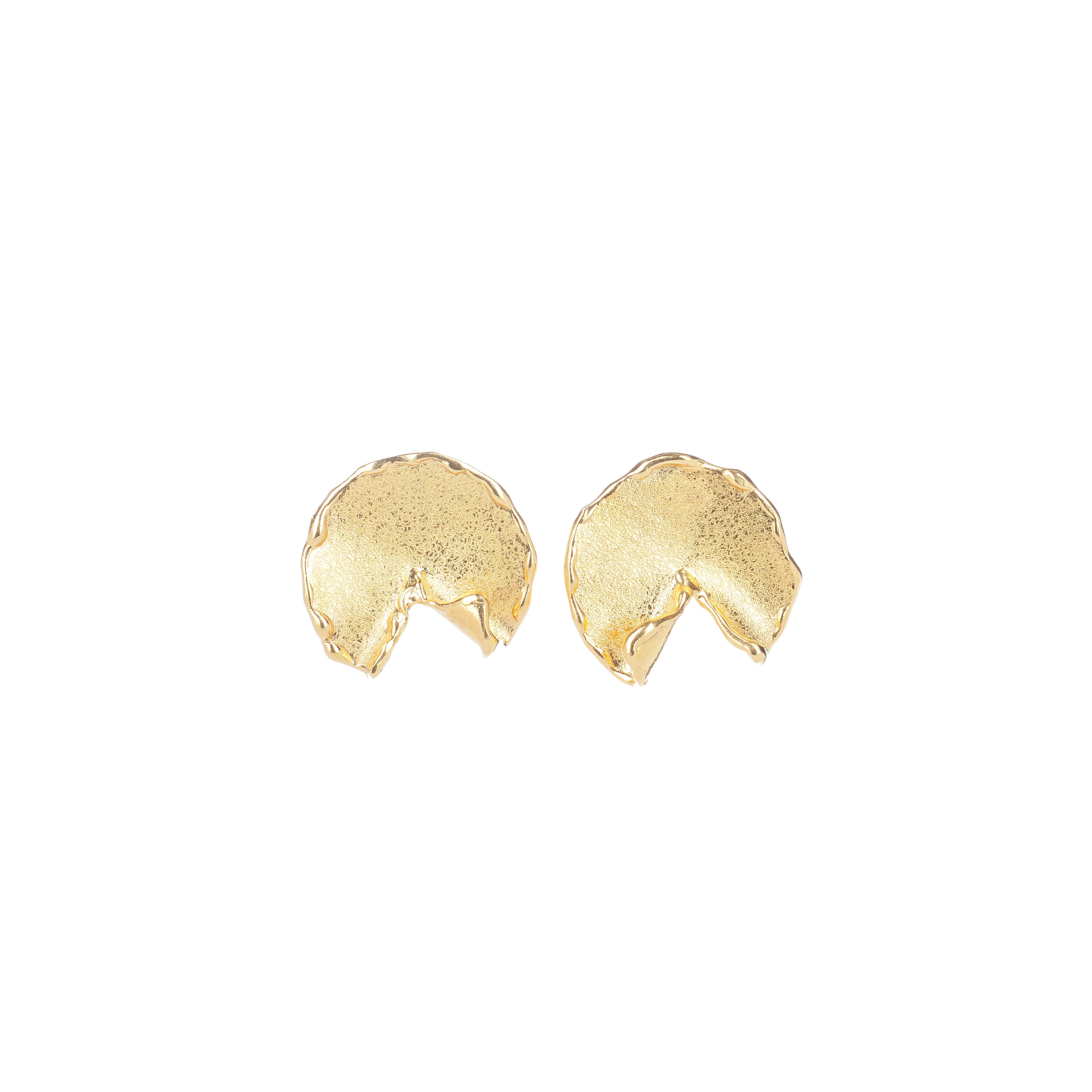 FLOW Gold statement earrings 