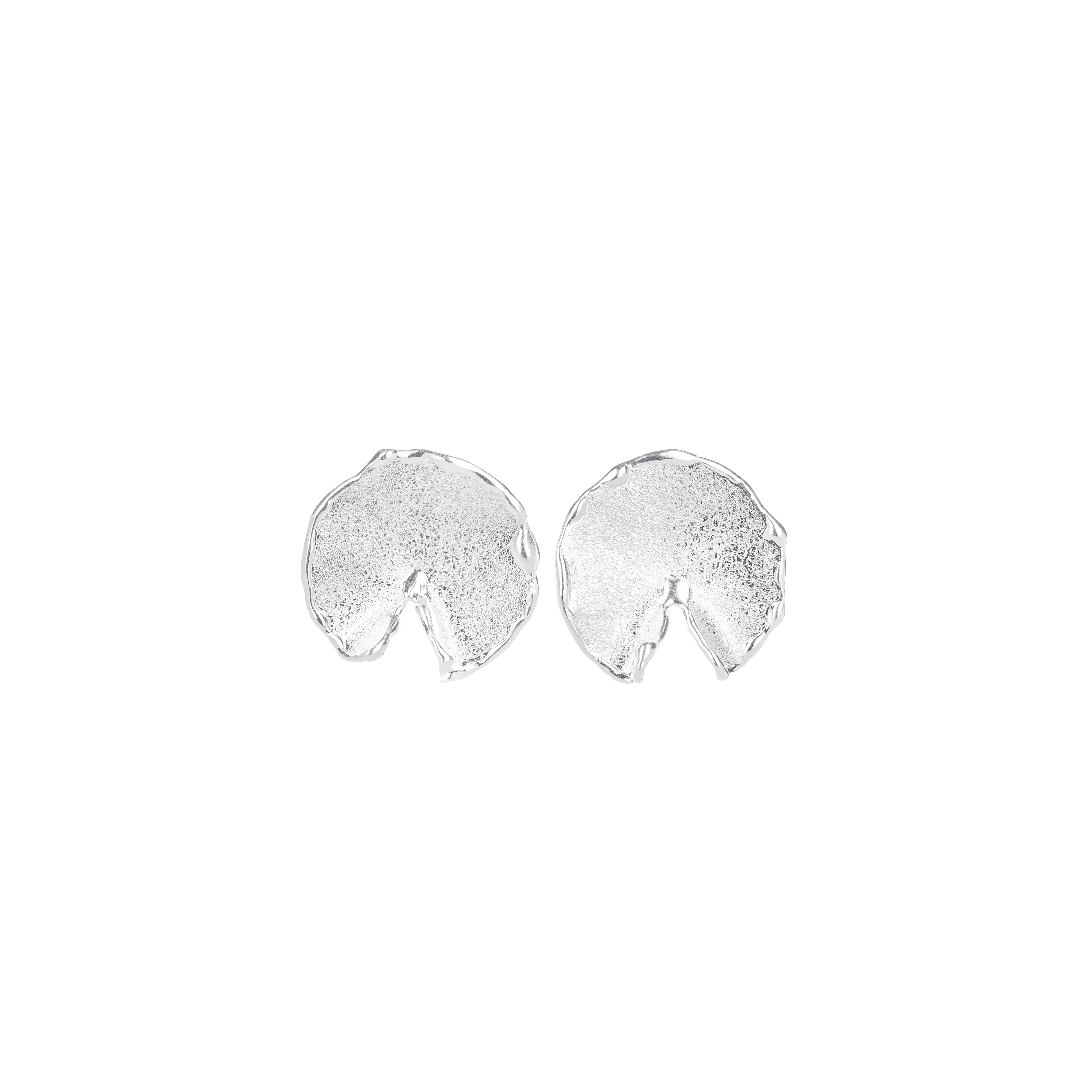 Statement earrings FLOW Silver 