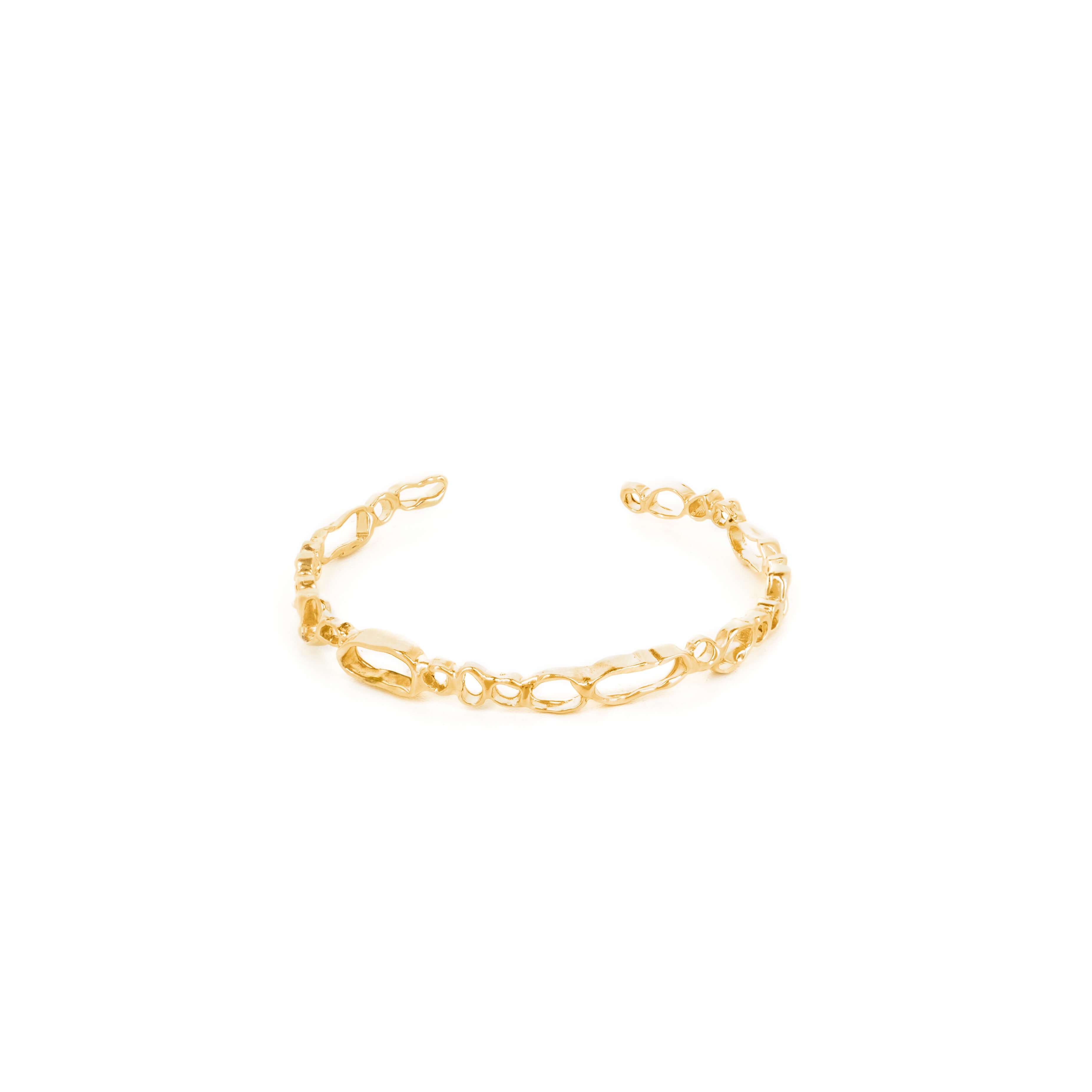 Gold Statement Bracelet Lace of the Soul