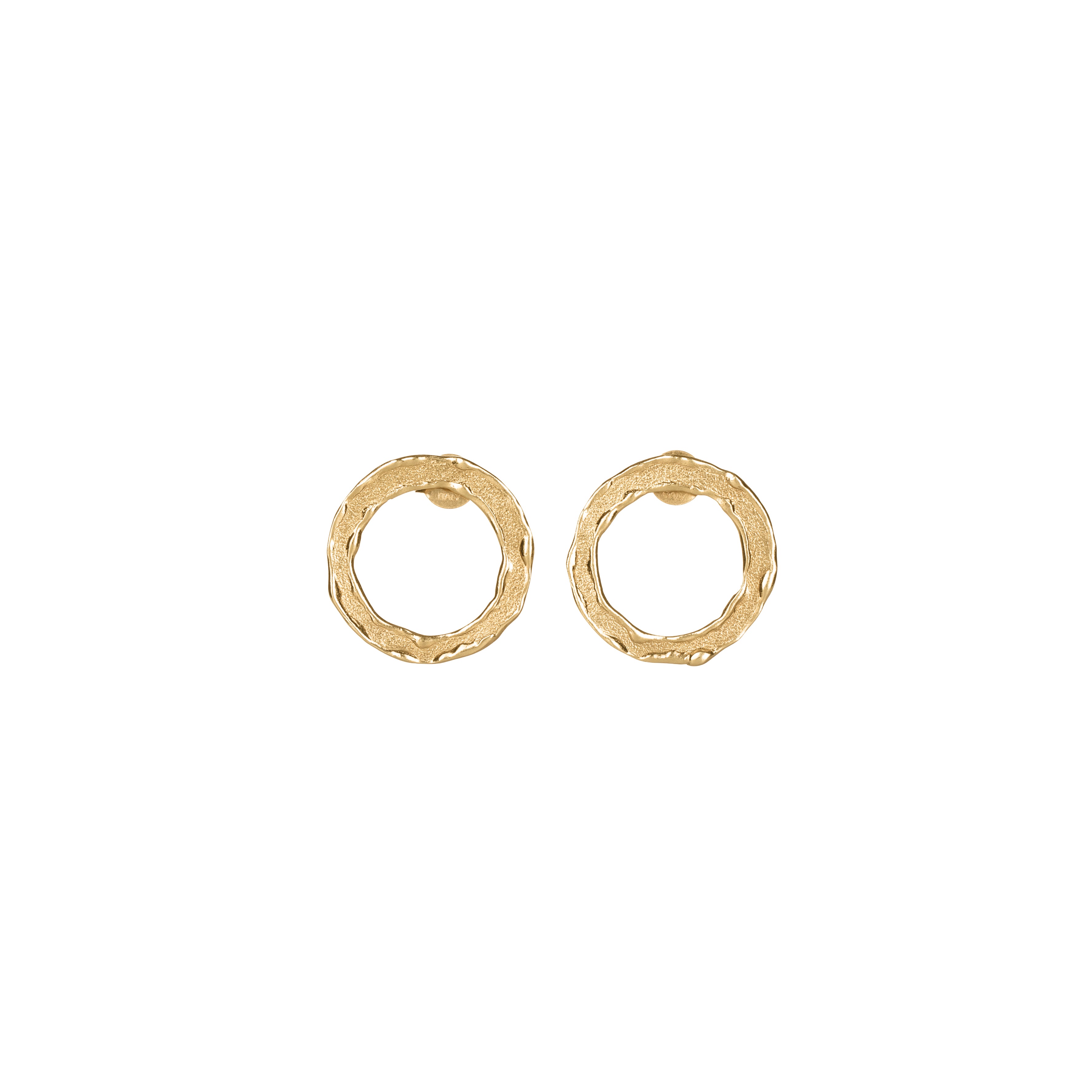 Cercei Maji aur 14k 585 Jasiri Bijuterie Contemporana Bijuterie de Autor Cercei Cercuri Circle Earrings Contemporary Author Jewelry Cadou Gift Gold