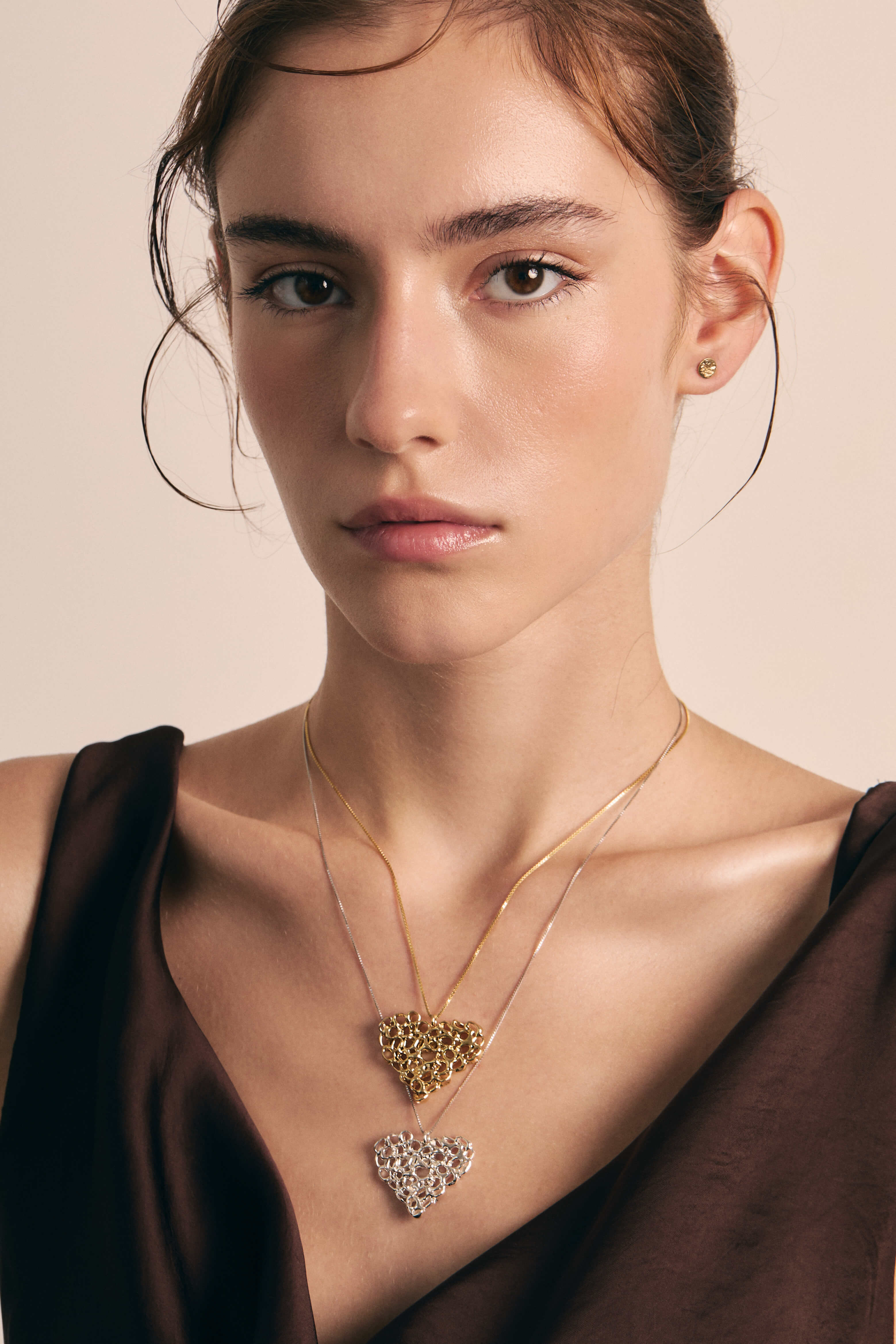 Cercei stud Inner Flame Aur 14k