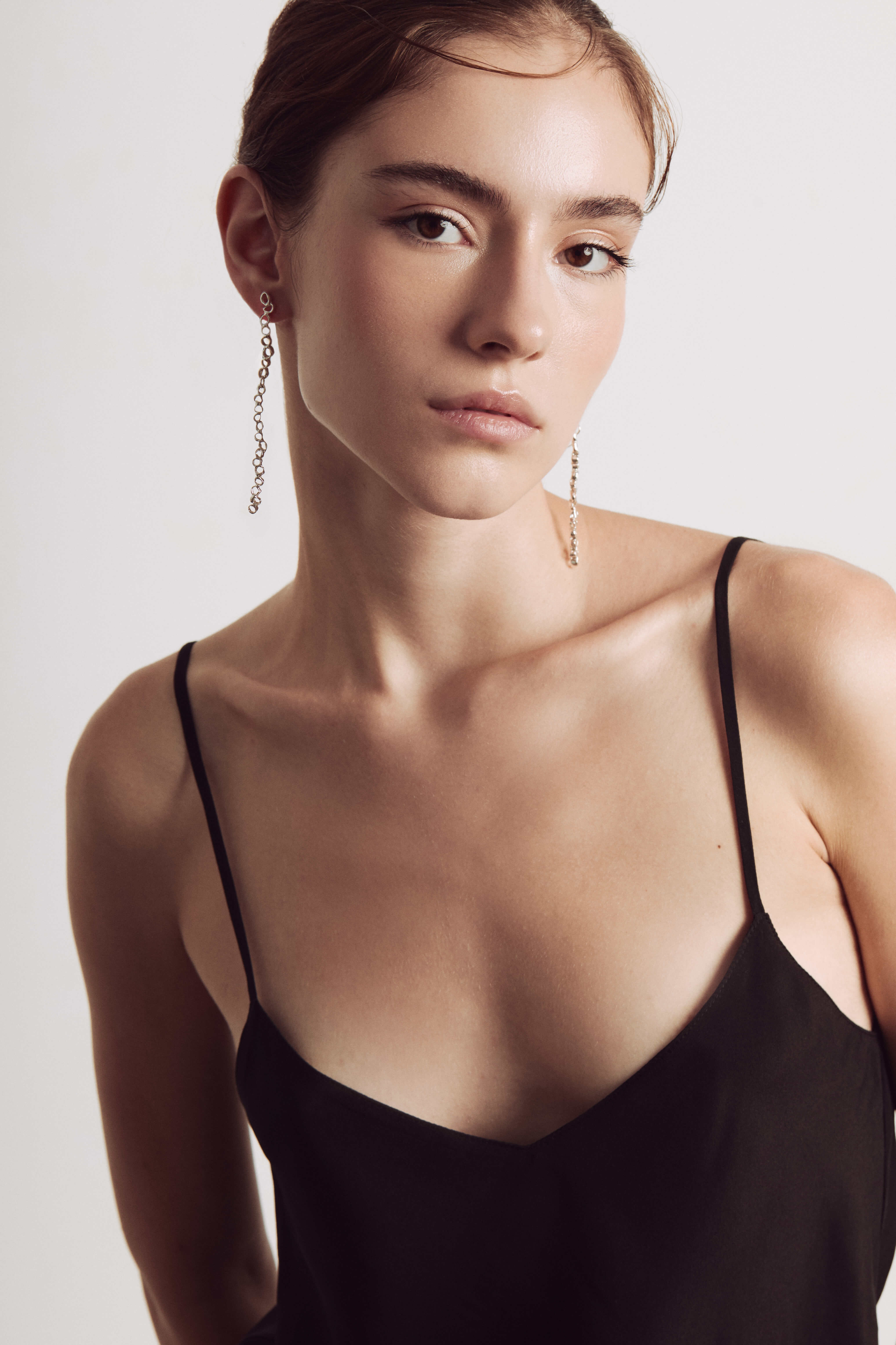 Statement earrings UZURI Gold 