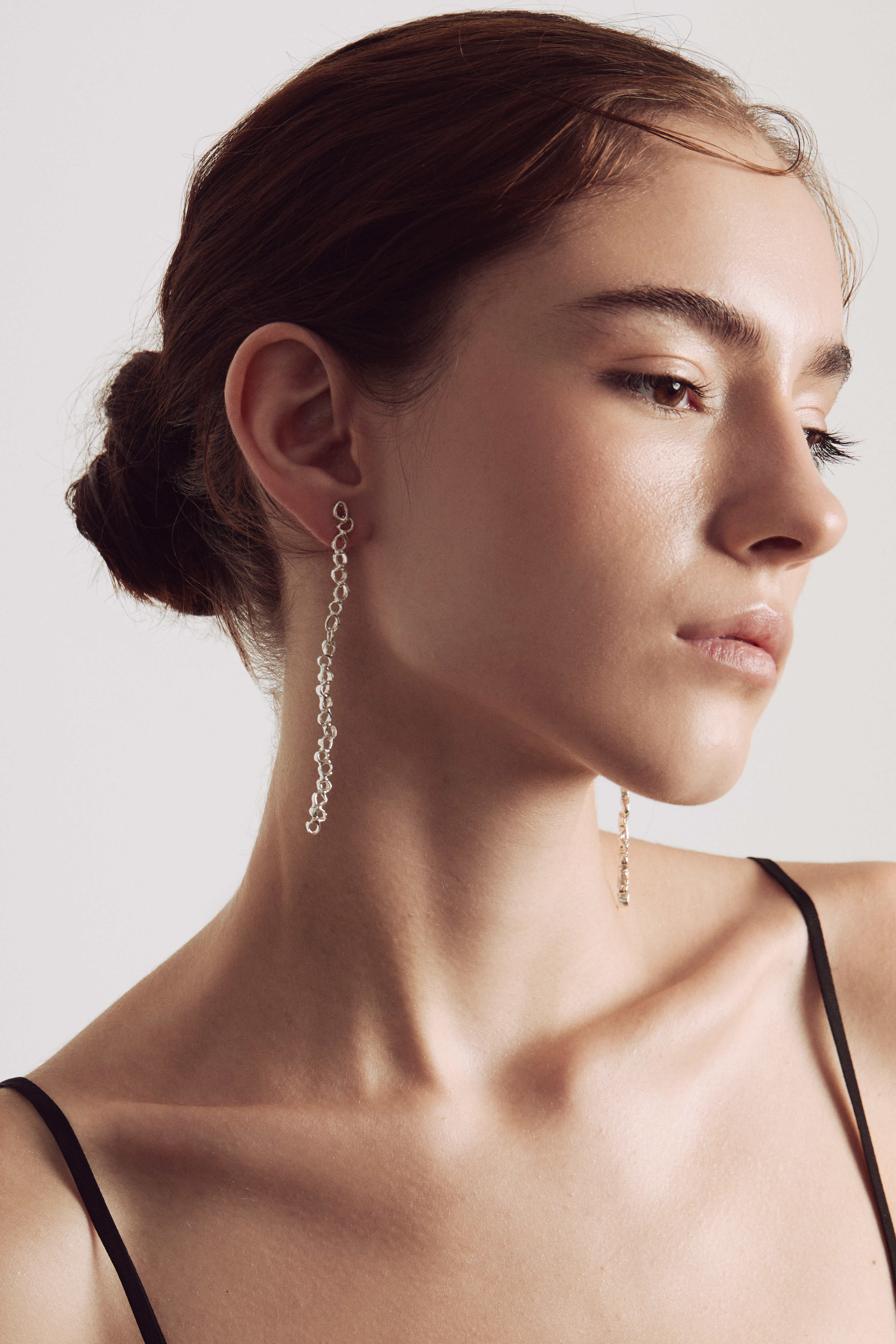 Statement earrings UZURI Gold 