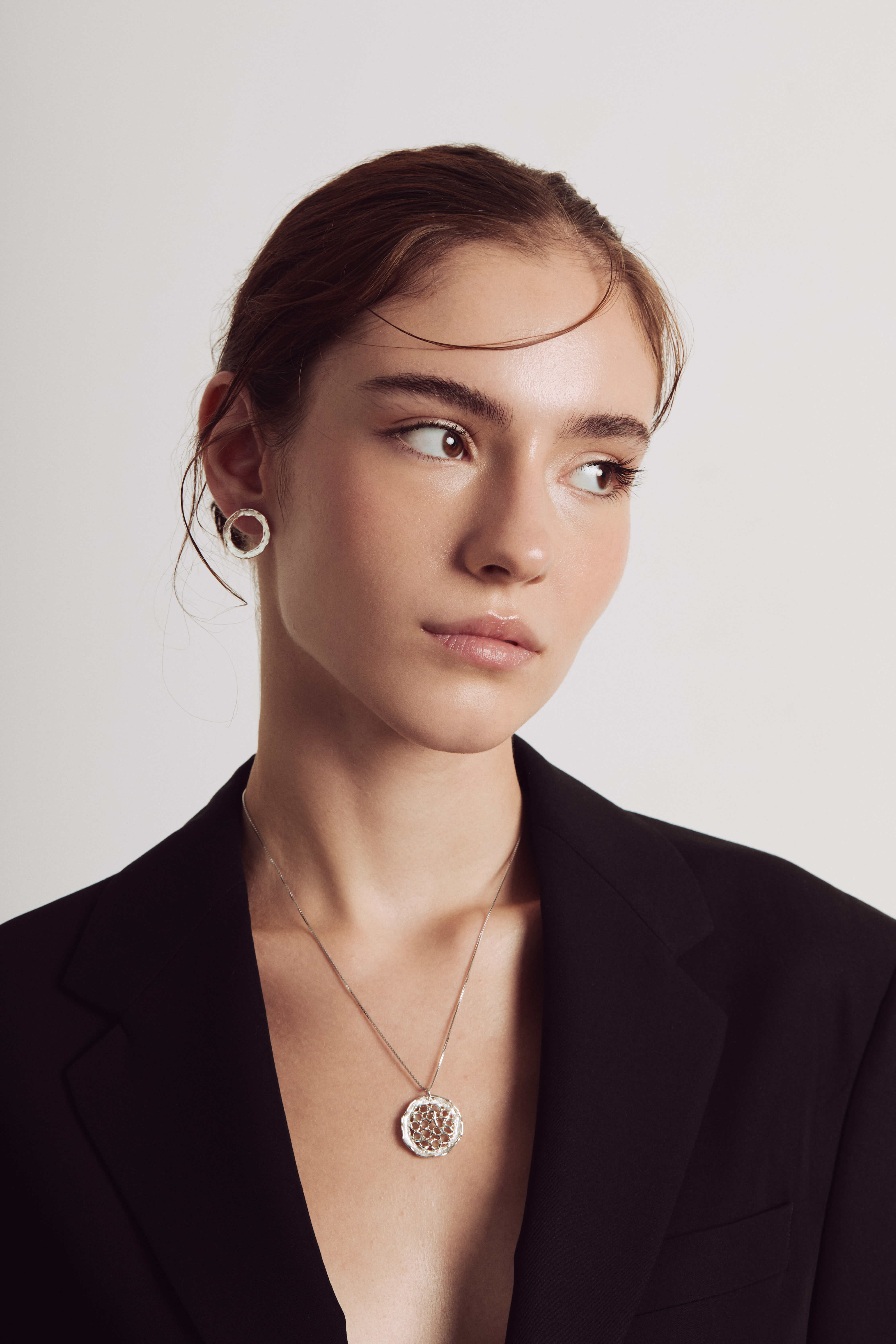 Statement earrings UZURI Gold 