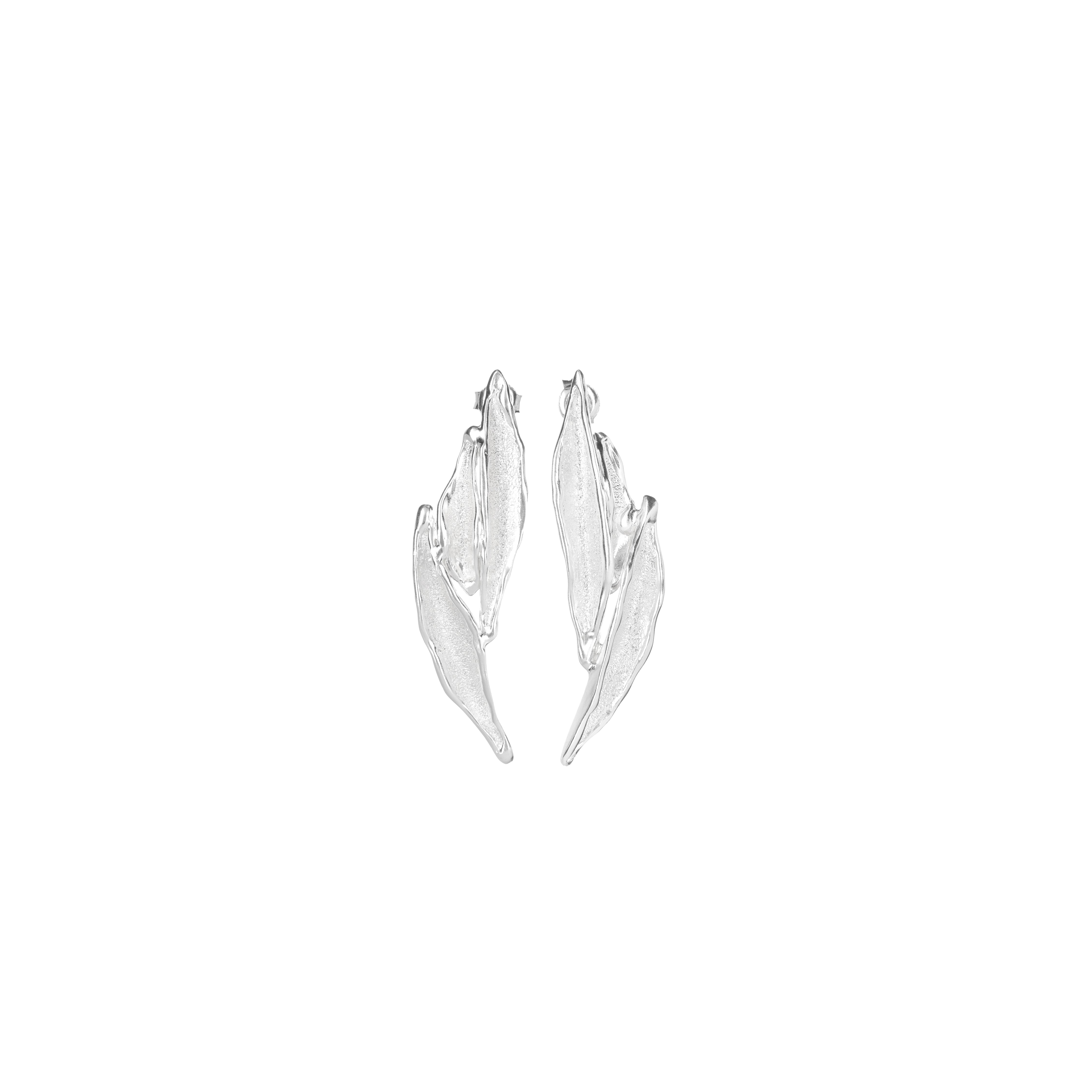 Statement earrings UZURI I Silver 