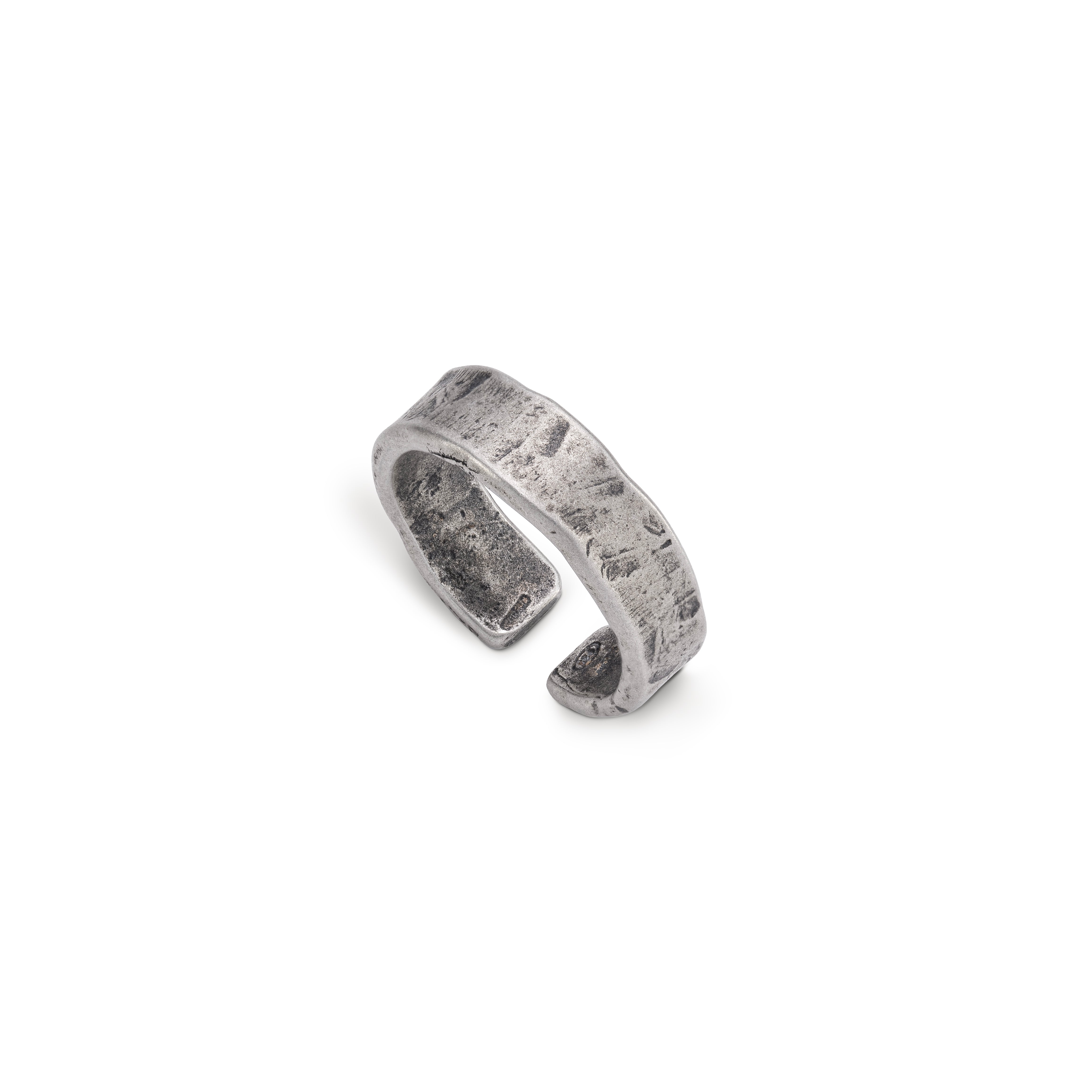 Inel reglabil unisex Antique Silver