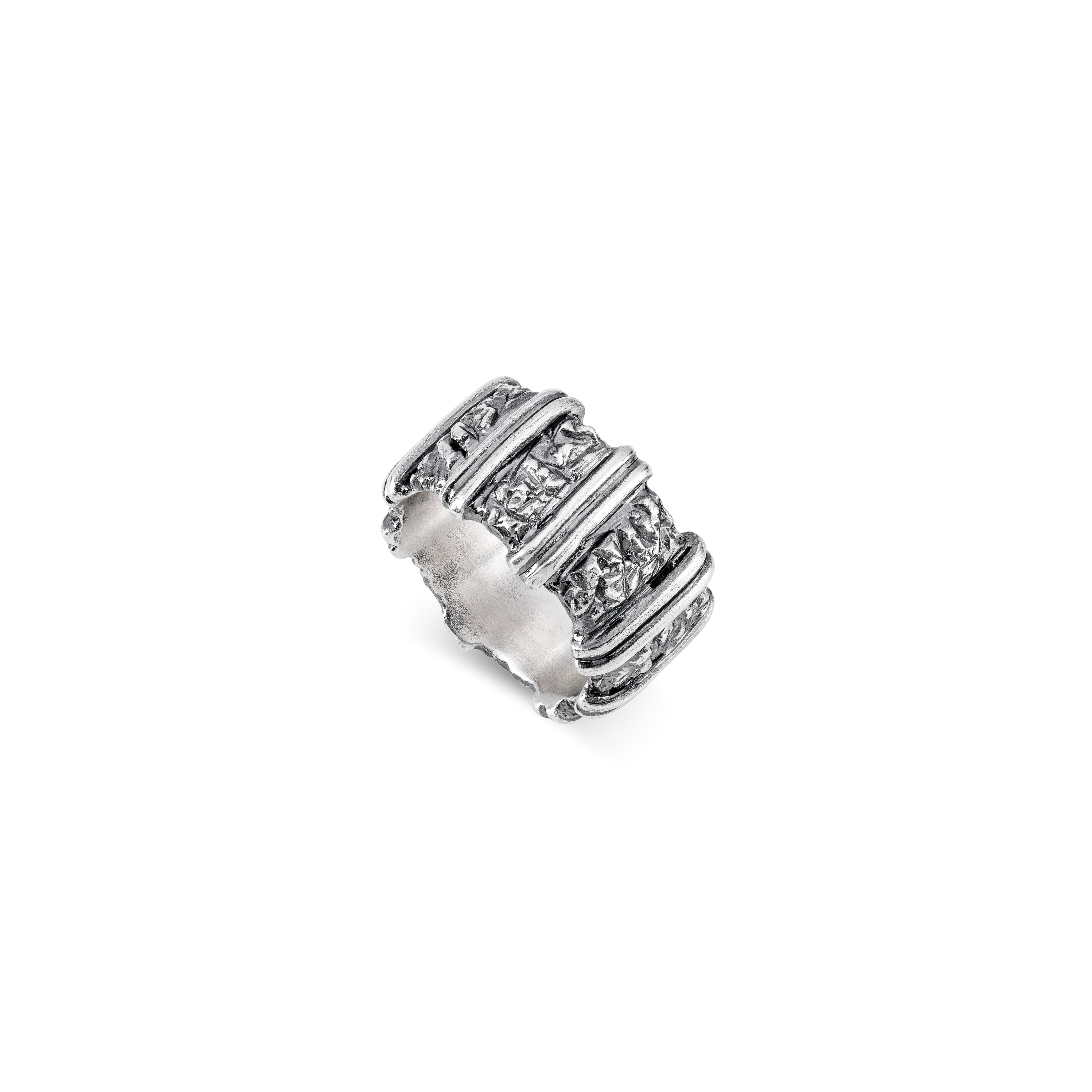 ATMAN Antique Silver unisex ring